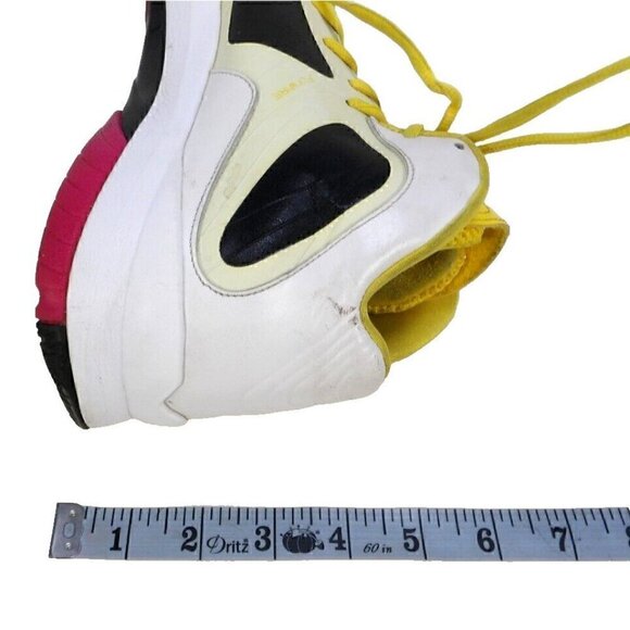 JORDAN Flywire white, red & yellow high top leather sneakers men\'s size 12 main image 12